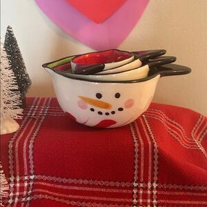 Great Gatherings Vintage  Snowmen Measure Cups-Set of 4. Perfect gift 4U/Friend